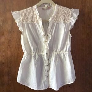 Anthropologie Cotton blouse